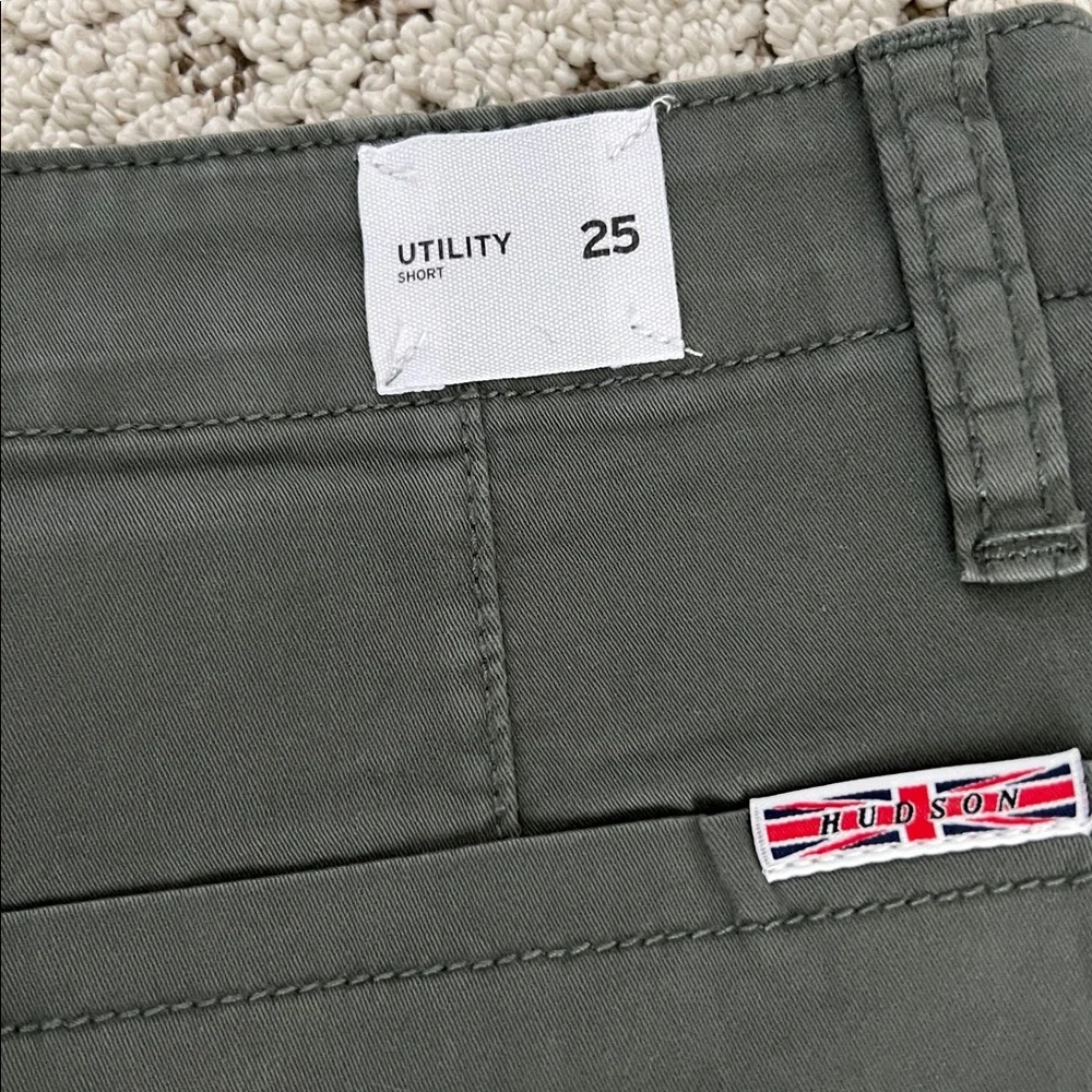 Hudson Jeans Olive Cargo Shorts NWT - Picture 5 of 6